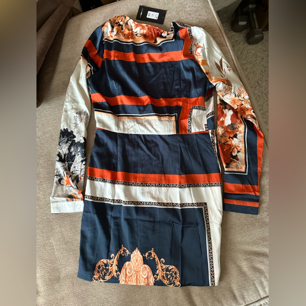 Fashion Nova Multicolor Long Sleeve Dress - Picture 5 of 5